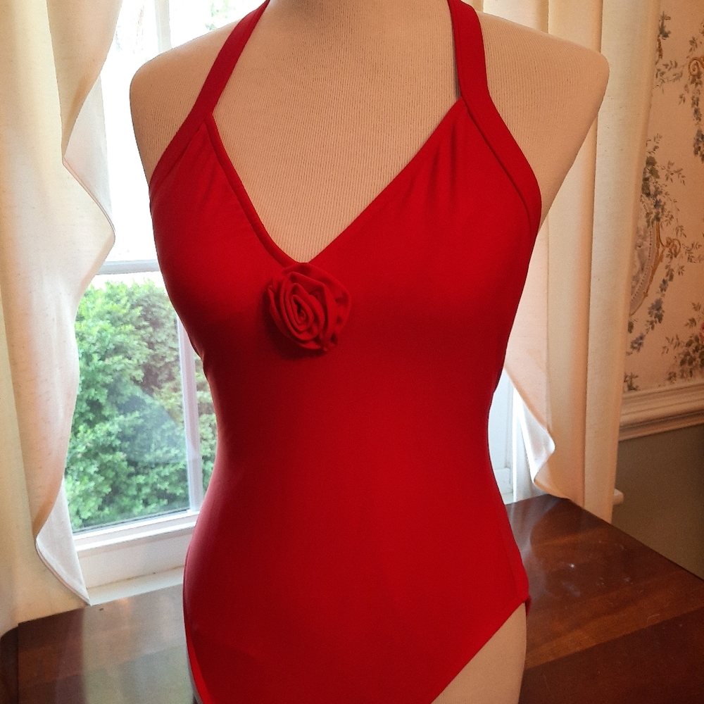 Oscar de la Renta swimsuit, sz 12
